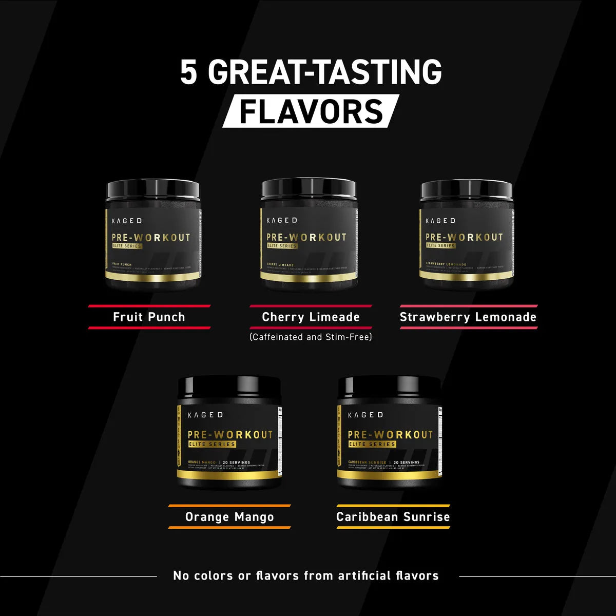 Kaged Preworkout Elite - 20 Servings