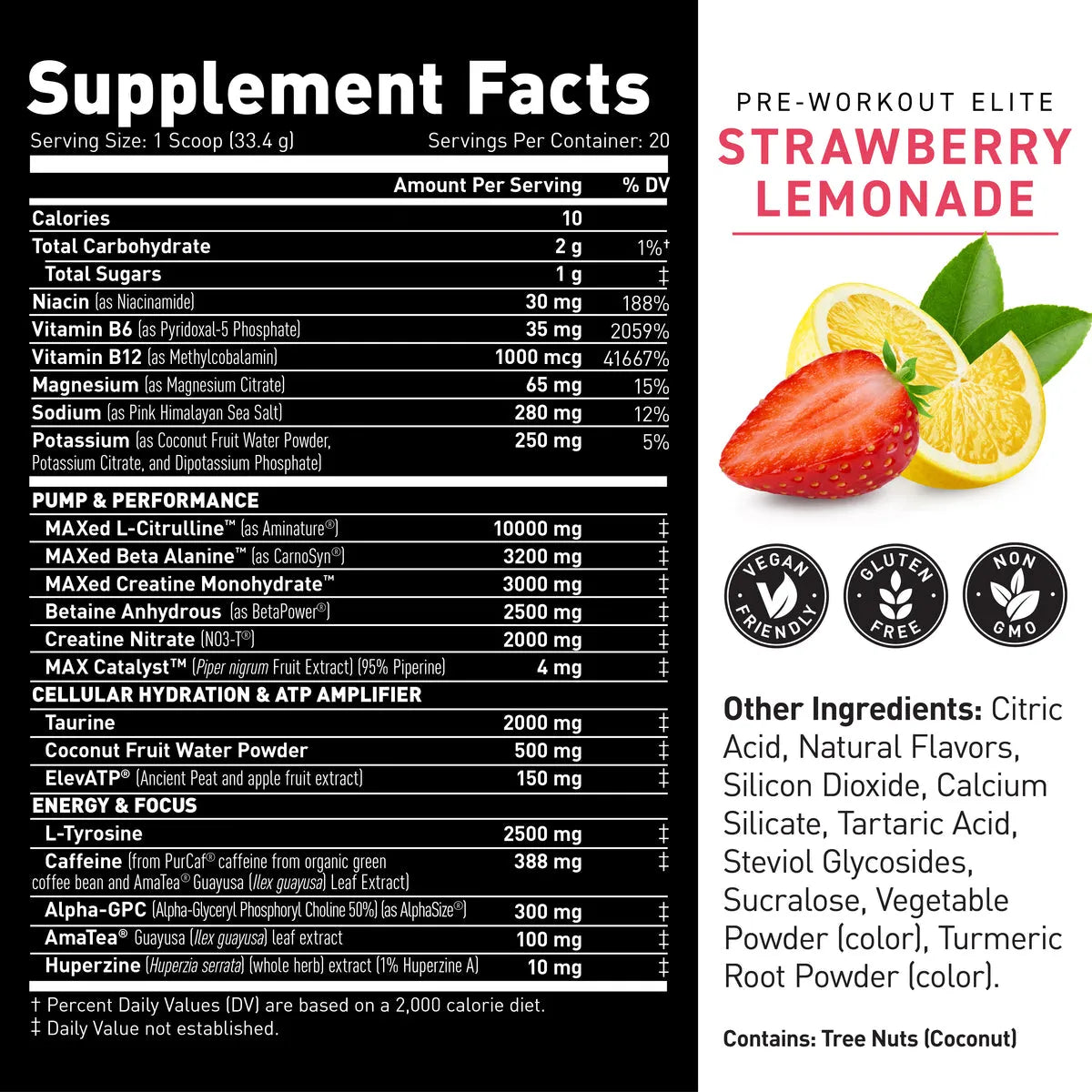 Kaged Preworkout Elite - 20 Servings