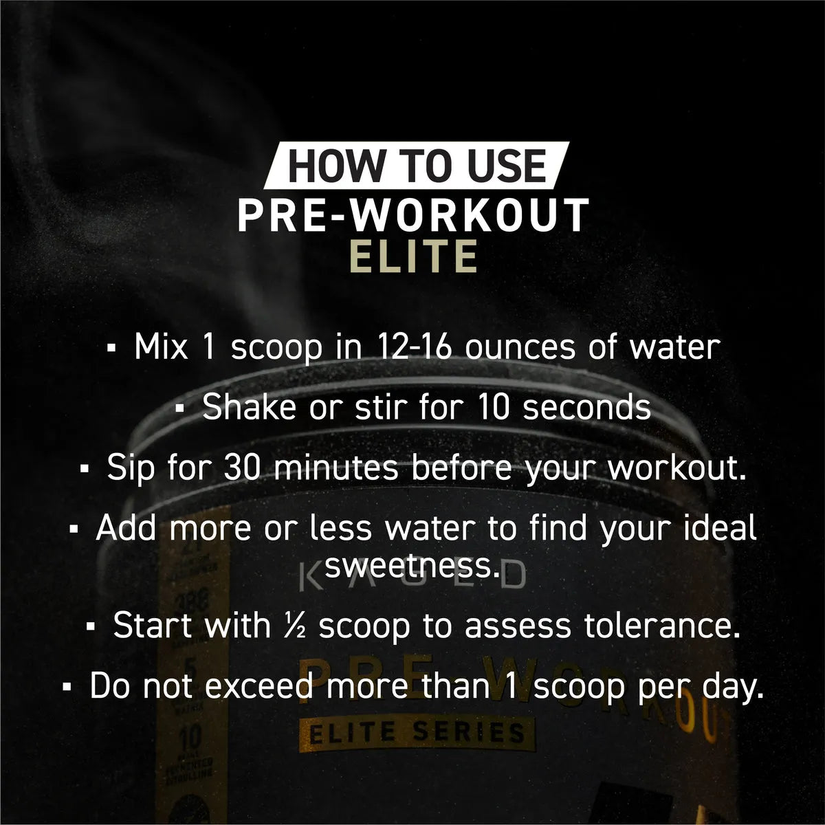 Kaged Preworkout Elite - 20 Servings