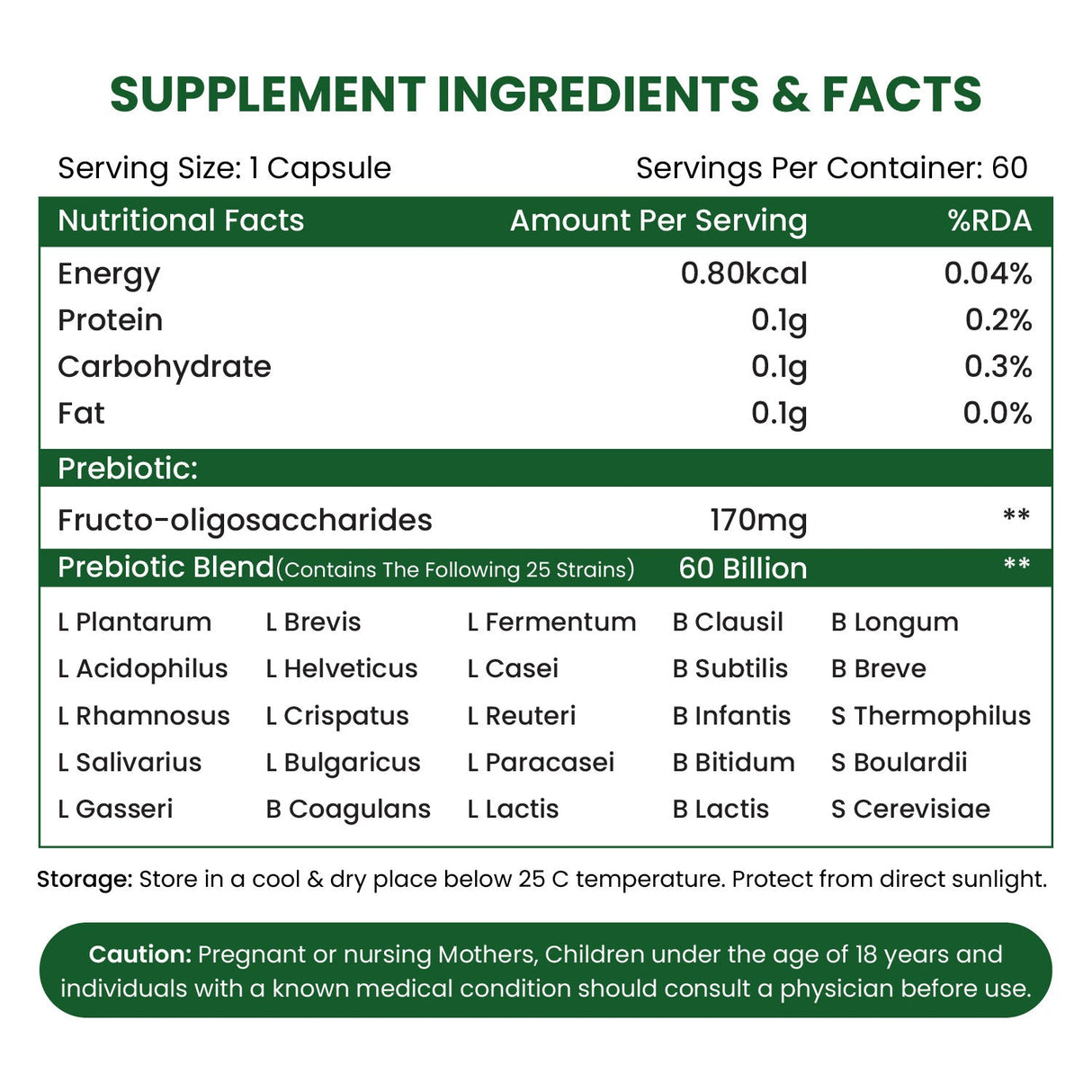 Himalayan Organics, Probiotics 60 Billion CFU with Prebiotics, 24 Strains 