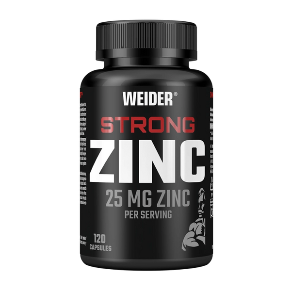 Weider Strong Zinc | 25mg per Serving | 120 Capsules