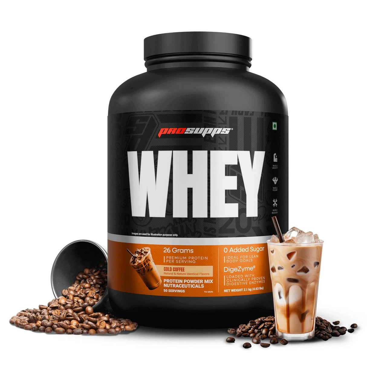 Prosupps Whey Protein Powder - 2.1 Kg, 50 Servings
