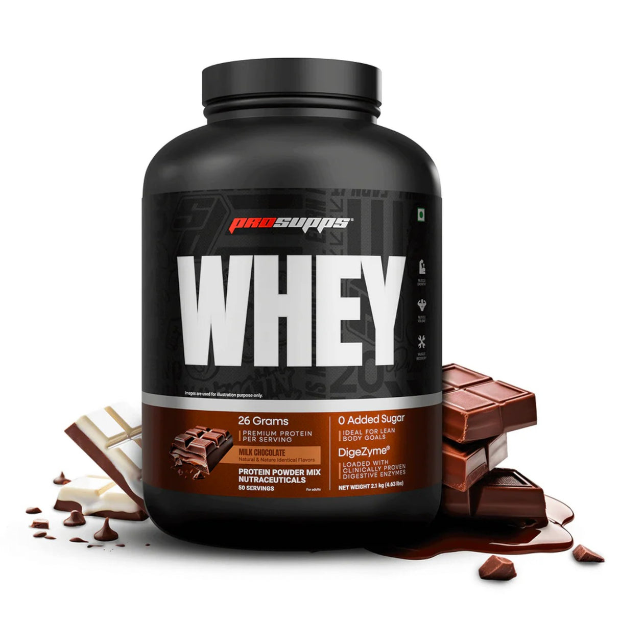 Prosupps Whey Protein Powder - 2.1 Kg, 50 Servings
