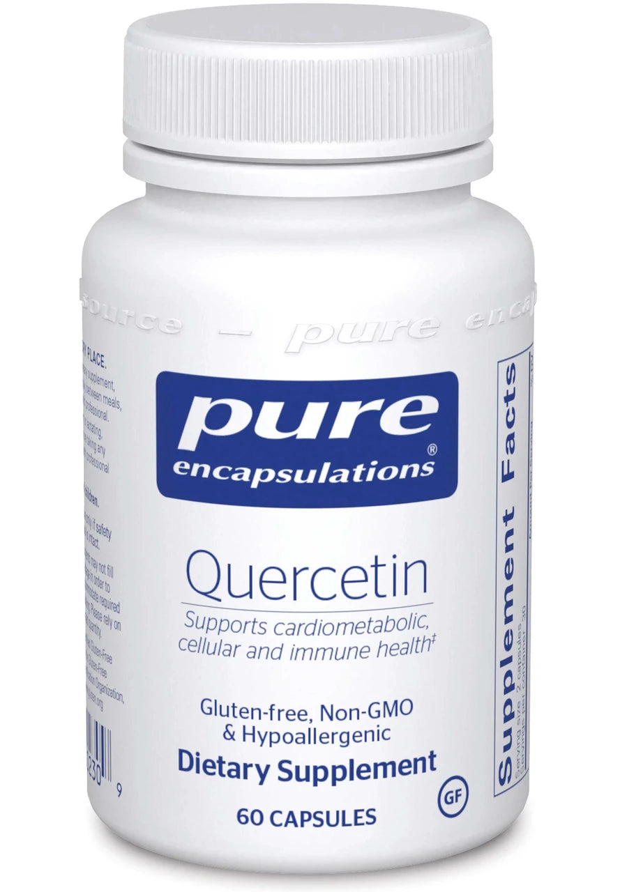 Pure Encapsulations Quercetin | Gluten-Free, Non-GMO & Hypoallergenic | 60 Capsules