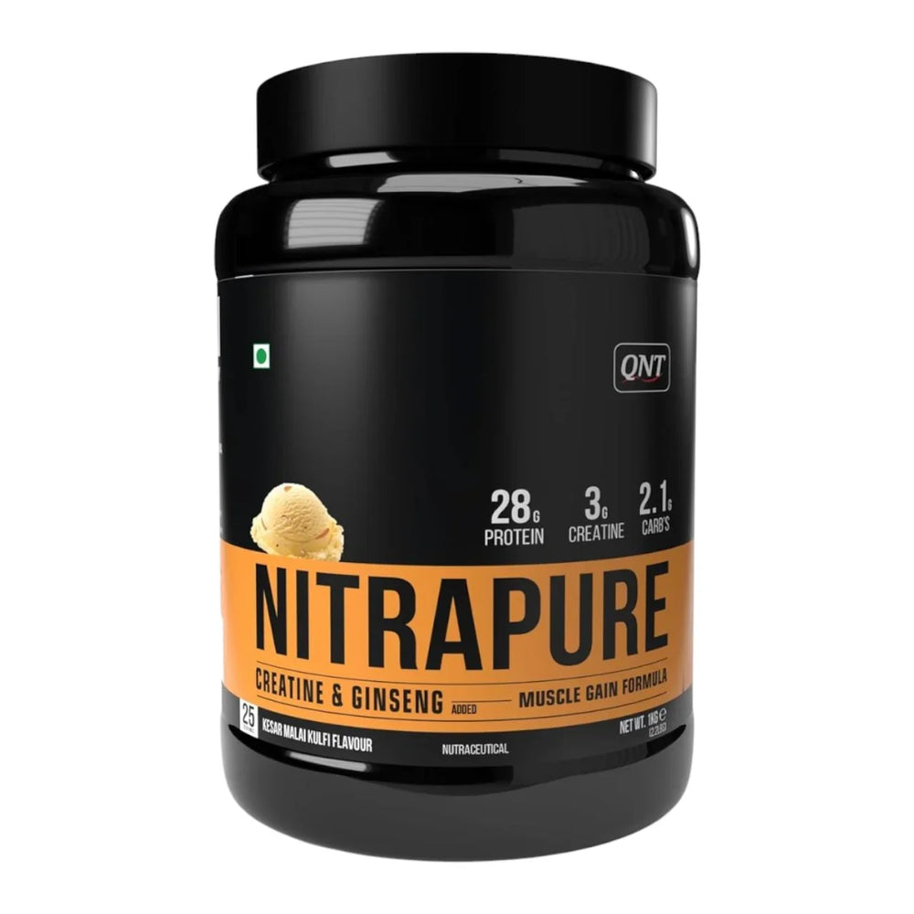 QNT Nitrapure Whey Protein Added Creatine & Ginseng - 1 kg
