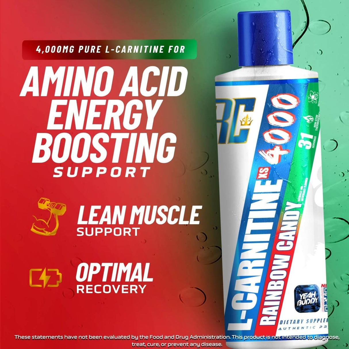 Ronnie Coleman Signature Series L-Carnitine XS 4000mg Liquid, 465ml