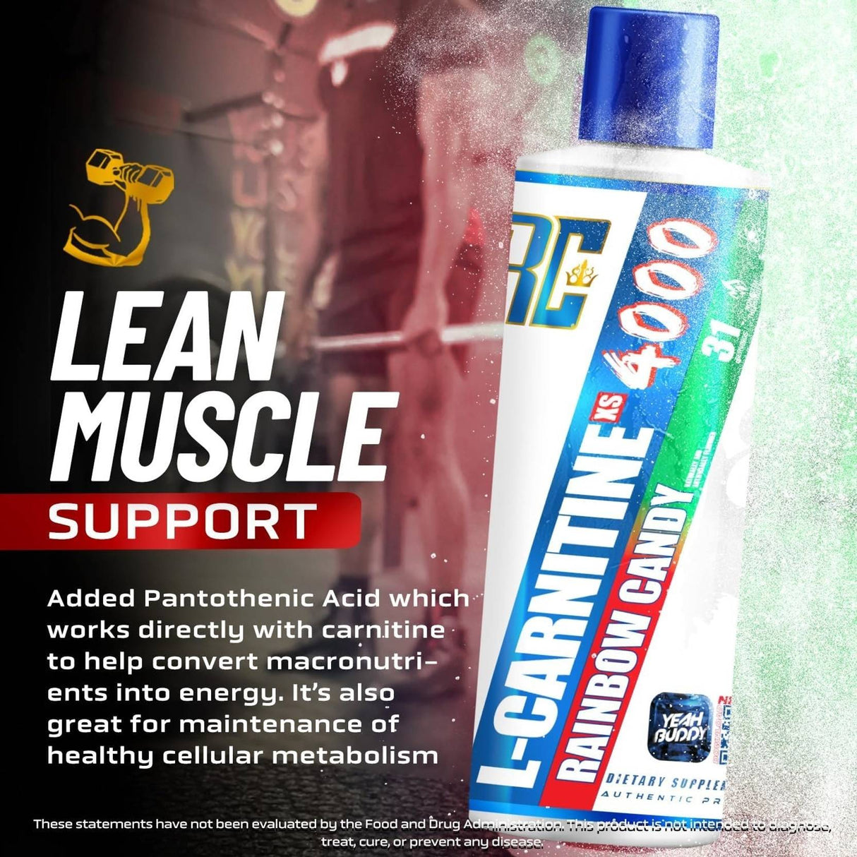 Ronnie Coleman Signature Series L-Carnitine XS 4000mg Liquid, 465ml