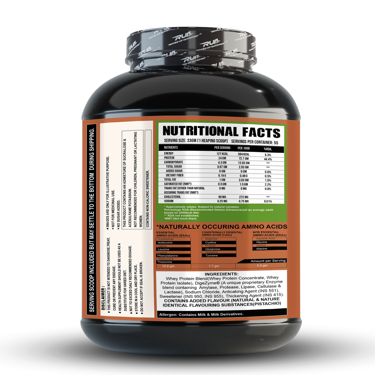 Ripped Up Nutrition Whey Pro (Trustified) 1.8 Kg, 55 Servings