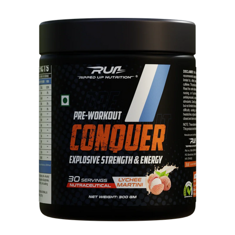 Ripped Up Nutrition Conquer Pre-Workout 300gm, 30 Servings