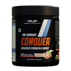 Ripped Up Nutrition Conquer Pre-Workout | Extreme Energy and Focus | 300gm, 30 Servings