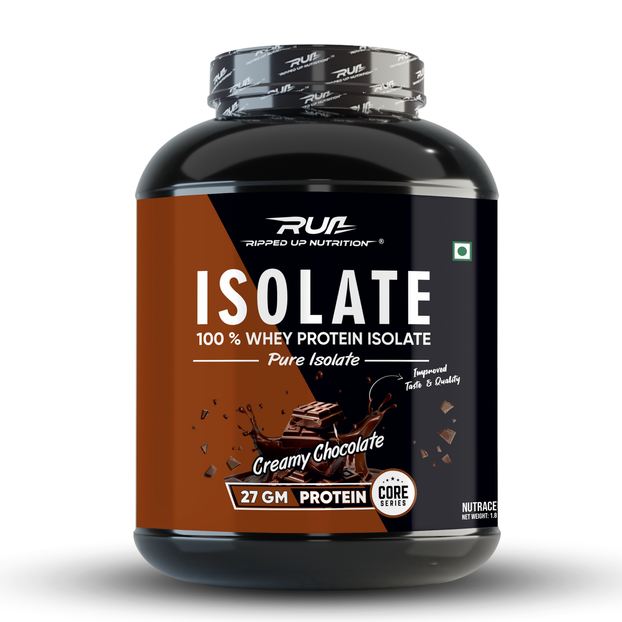 Ripped Up Nutrition 100% Whey Protein Isolate 1.81 Kg, 55 Servings