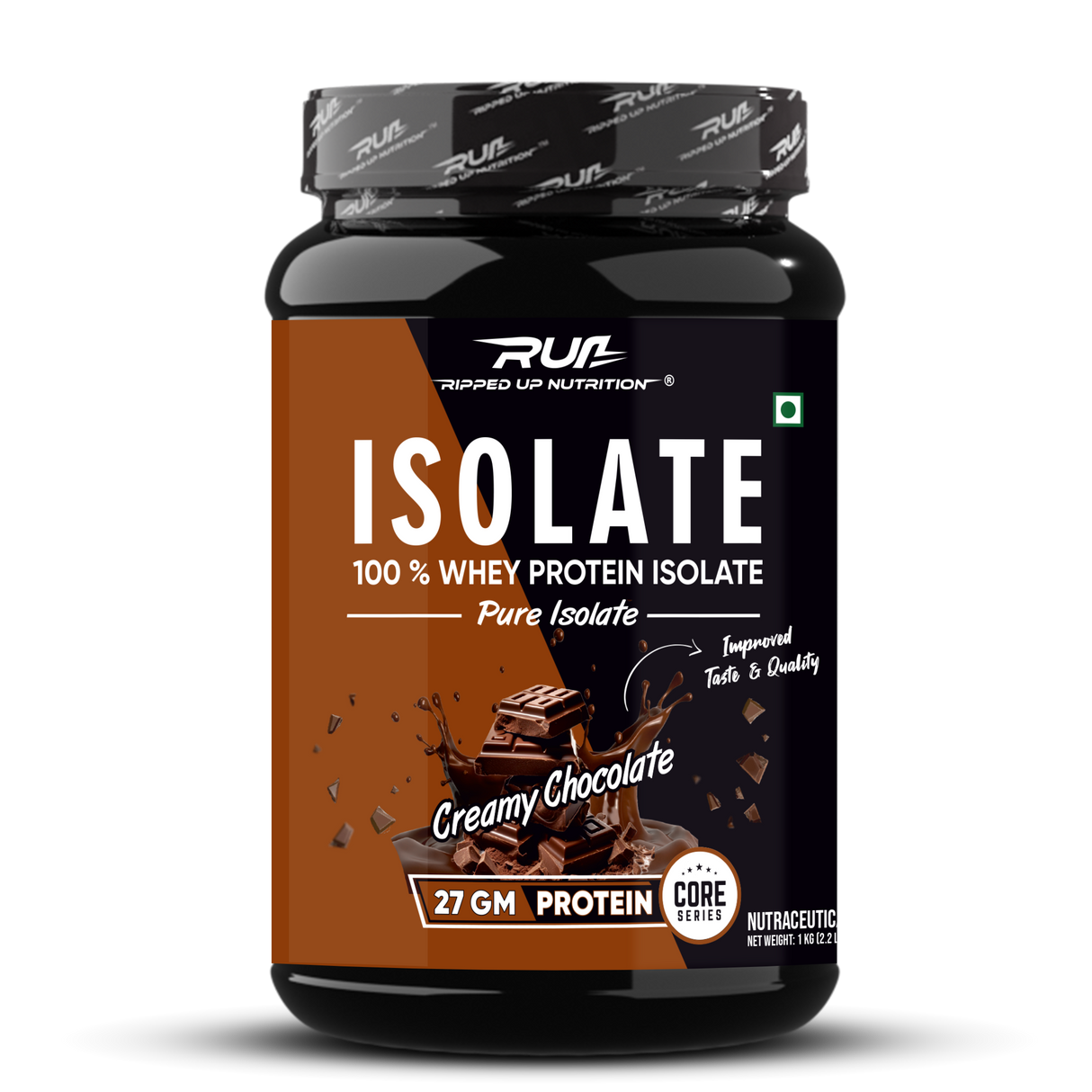 Ripped Up Nutrition 100% Whey Protein Isolate 1 Kg, 30 Servings