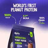 Alpino Supernatural Peanut Protein Powder | 24g Protein | 5.1g BCAAs | 1kg