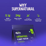 Alpino Supernatural Peanut Protein Powder | 24g Protein | 5.1g BCAAs | 1kg