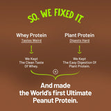 Alpino Supernatural Peanut Protein Powder | 24g Protein | 5.1g BCAAs | 1kg
