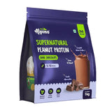 Alpino Supernatural Peanut Protein Powder | 24g Protein | 5.1g BCAAs | 1kg