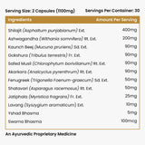 Himalayan Organics, Shilajit Gold with Ashwagandha Safed Musli 