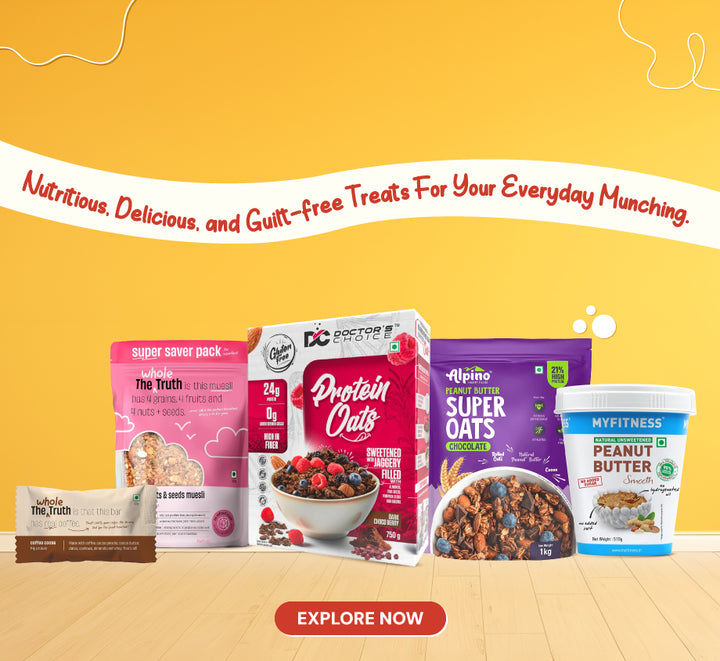 Shop healthy snacks and guilt free nutrition treats for everyday munching