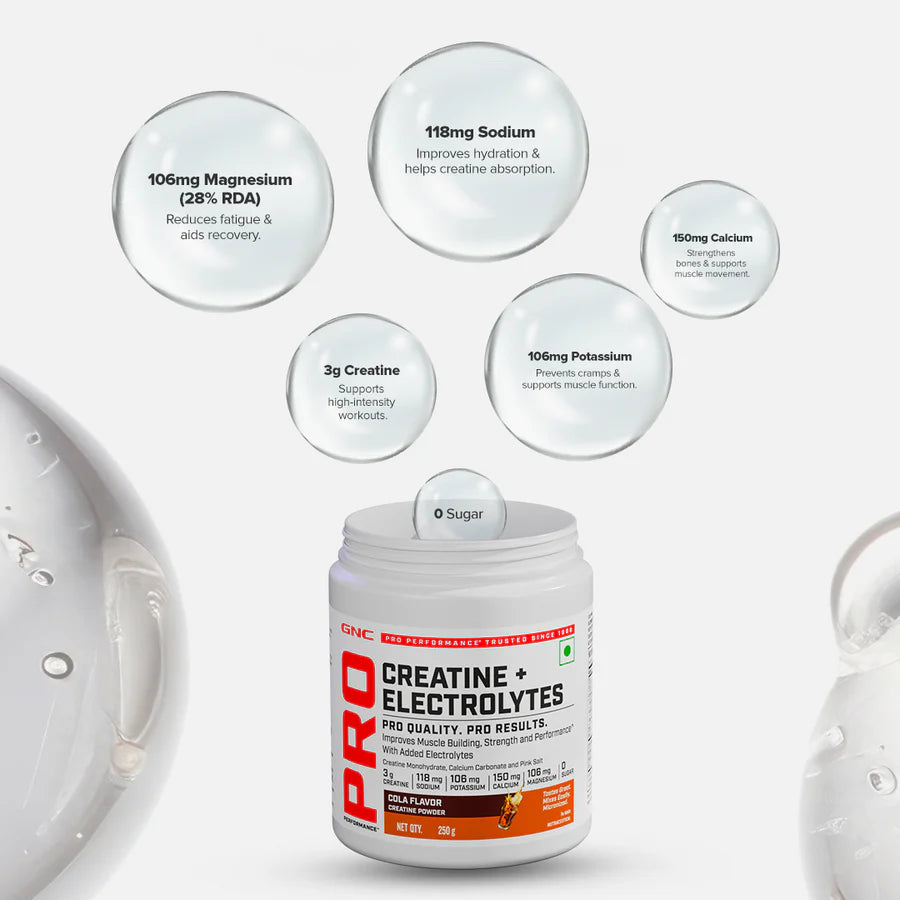 GNC Pro Performance Creatine + Electrolytes | 100g