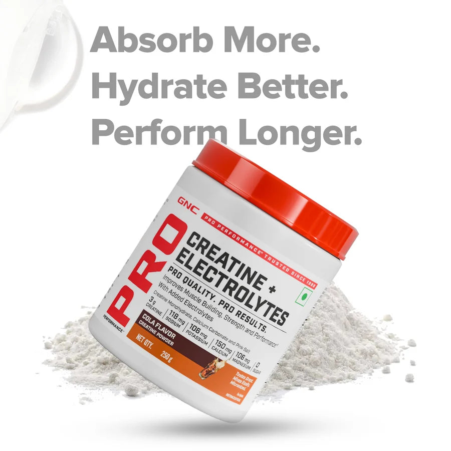 GNC Pro Performance Creatine + Electrolytes | 100g