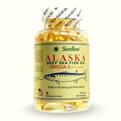 Sunline Alaska Deep Sea Fish Oil Omega-3 - 100 Softgels