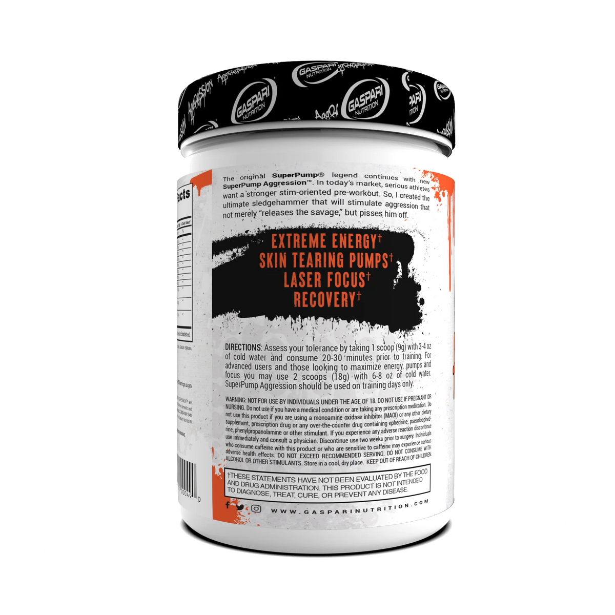 Gaspari Nutrition Aggression Super Pump - 360 Gm