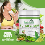 Simply Herbal Super Greens & Herbs Mix Powder | 150g