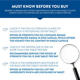 Swisse 4X Fish Oil Omega 3, 1800mg - 60 Capsules