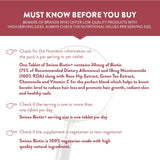 Swisse Biotin+Tablets - 60 Tablets