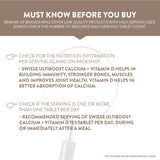 Swisse Calcium & Vitamin D - 90 Tablets