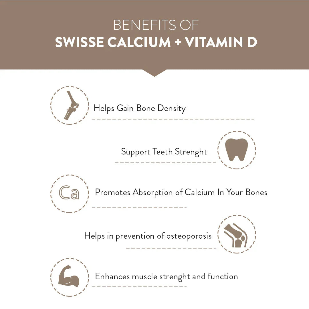 Swisse Calcium & Vitamin D - 90 Tablets