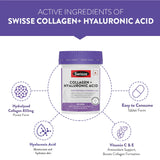 Swisse Collagen+ Hyaluronic Acid - 30 Tablets