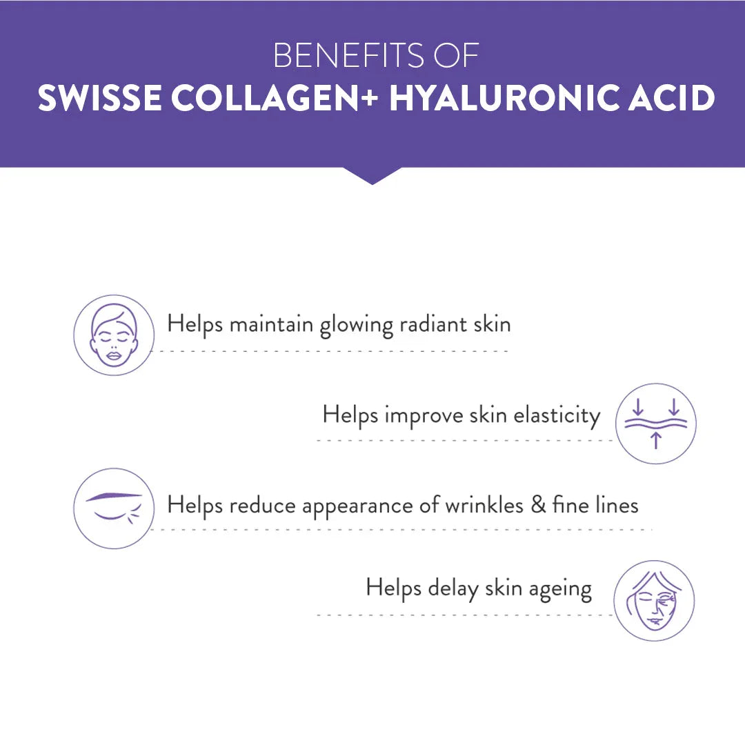 Swisse Collagen+ Hyaluronic Acid - 30 Tablets