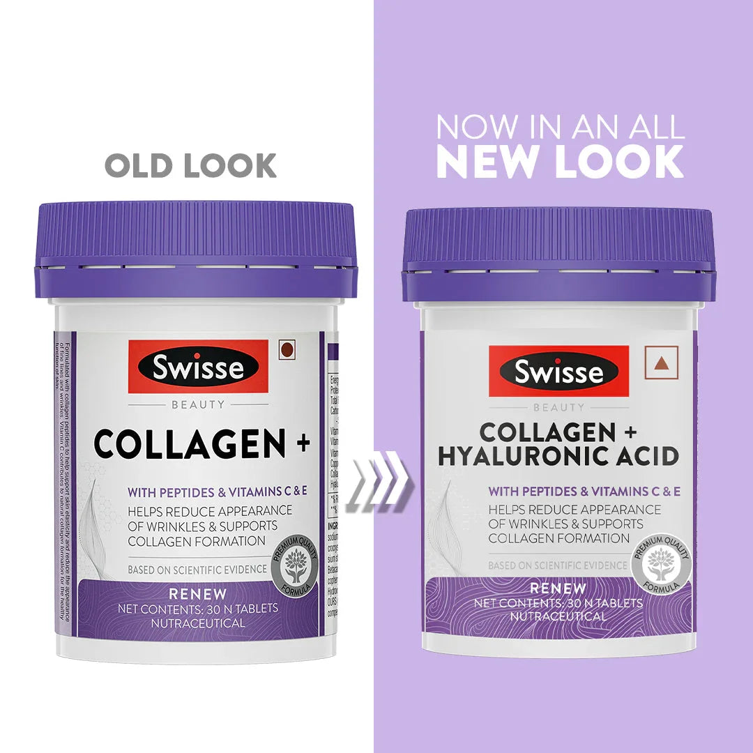 Swisse Collagen+ Hyaluronic Acid - 30 Tablets
