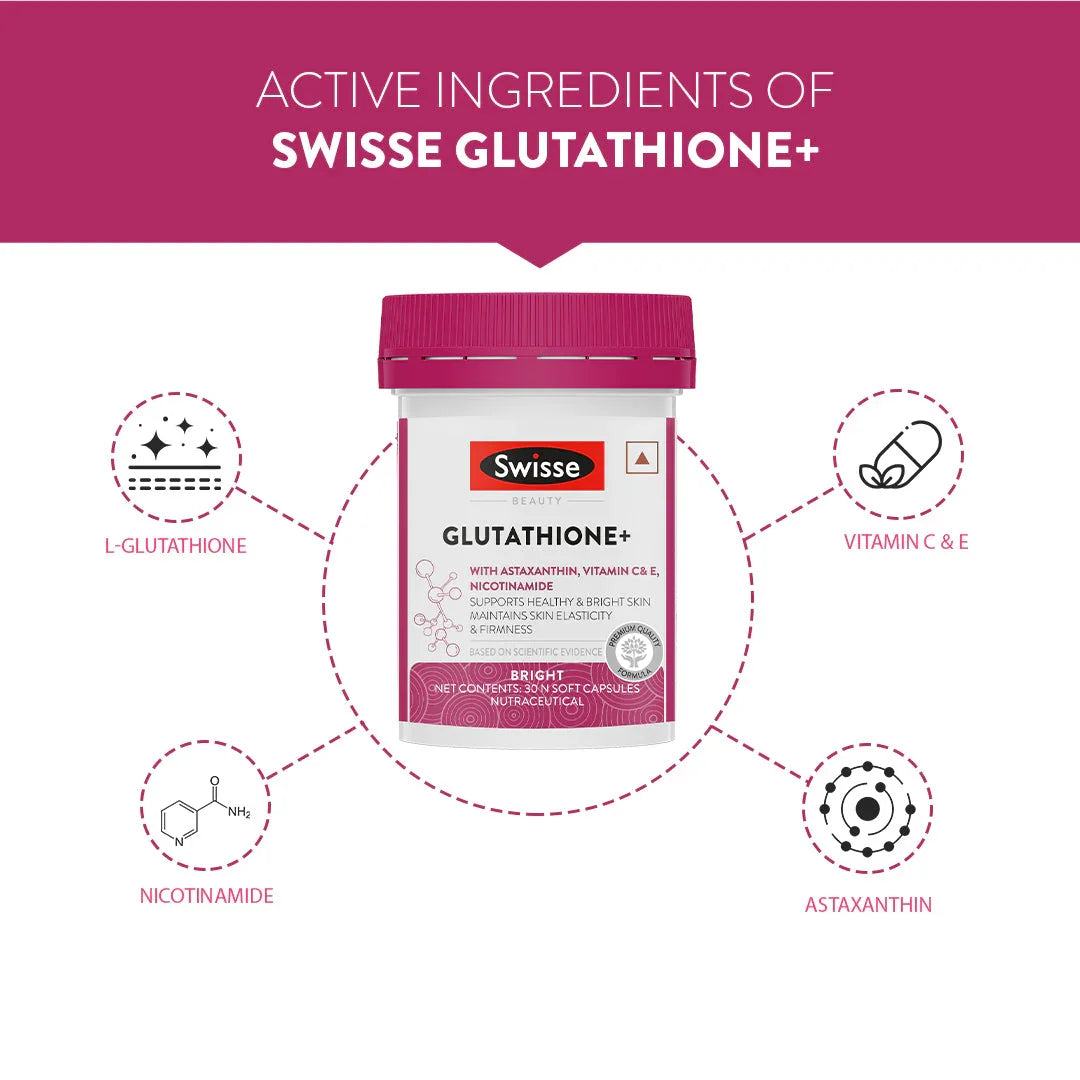 Swisse Glutathione+ - 30 Soft Capsules