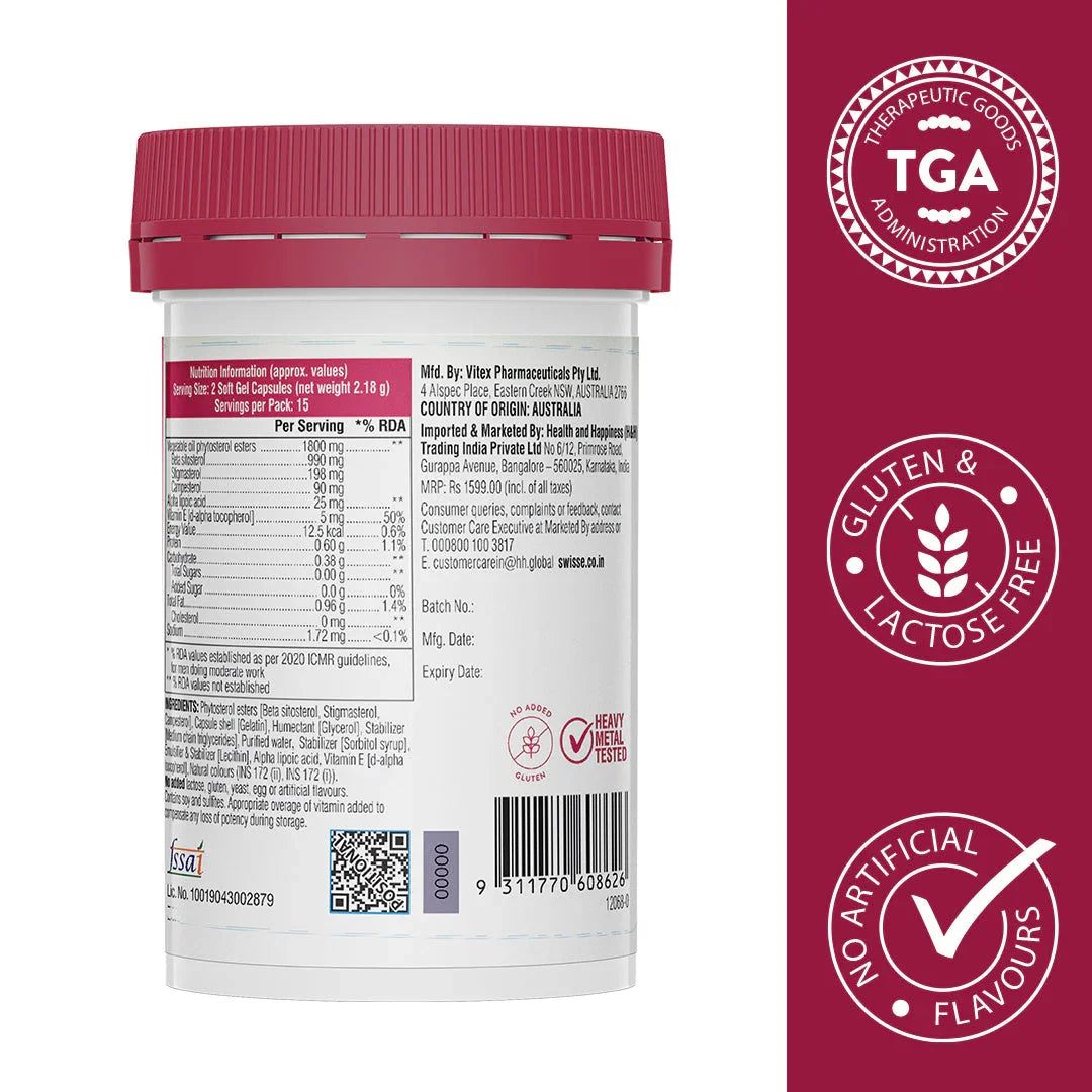 Swisse Heart Health - 30 Soft Capsules