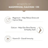 Swisse Magnesium, Calcium + Vitamin D3 - 60 Tablets