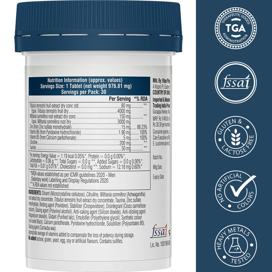 Swisse Men's Endurance Boost - 30 Tablets