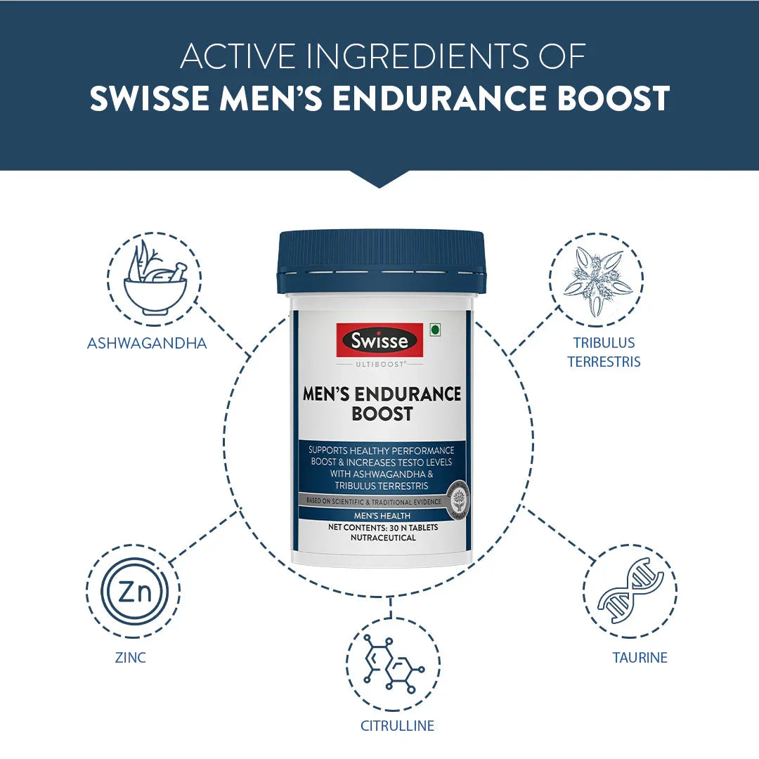 Swisse Men's Endurance Boost - 30 Tablets