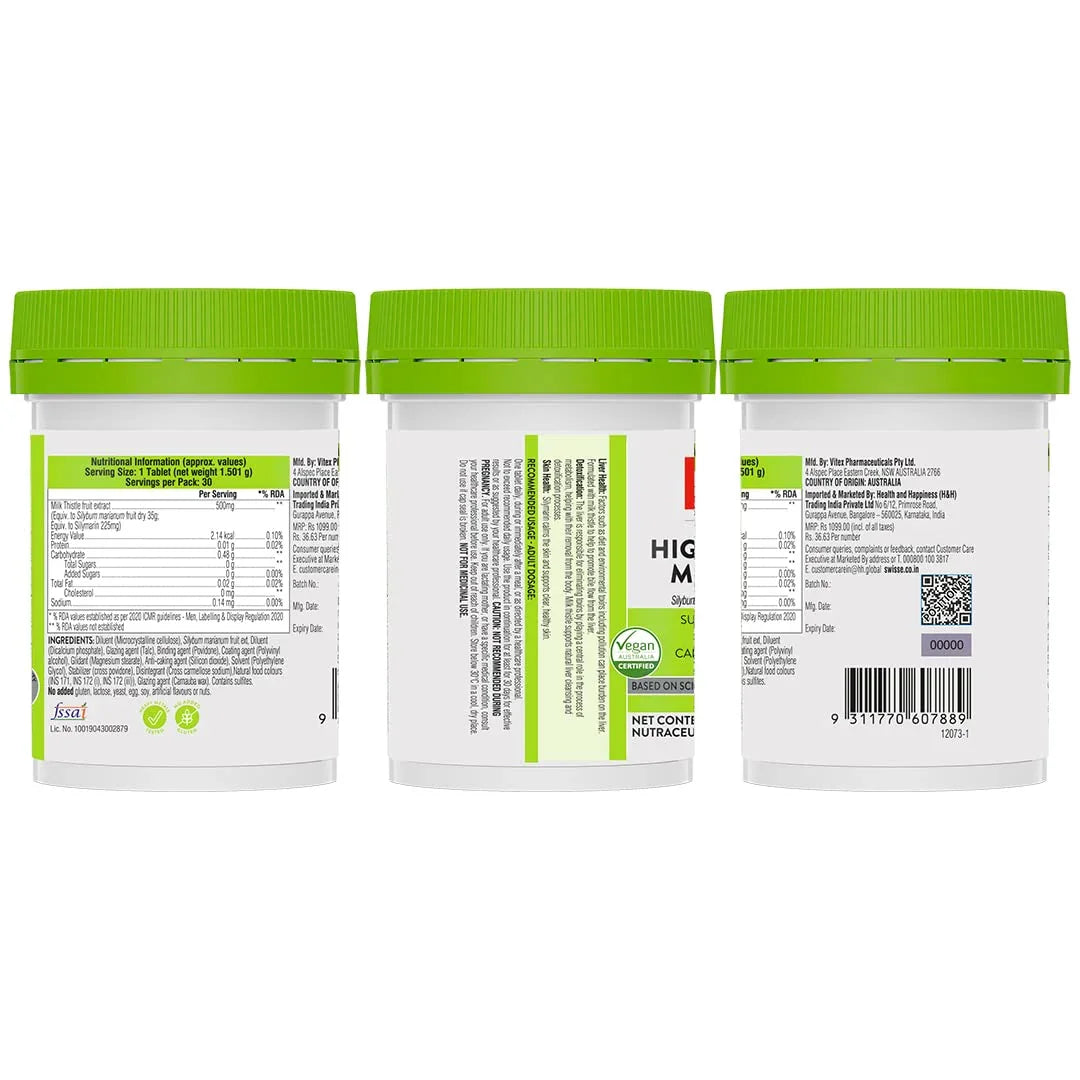 Swisse Milk Thistile - 30 Tablets