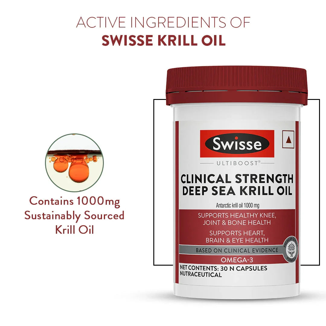 Swisse Superba boost Clinical Strength Deep Sea Krill Oil - 30 Capsules