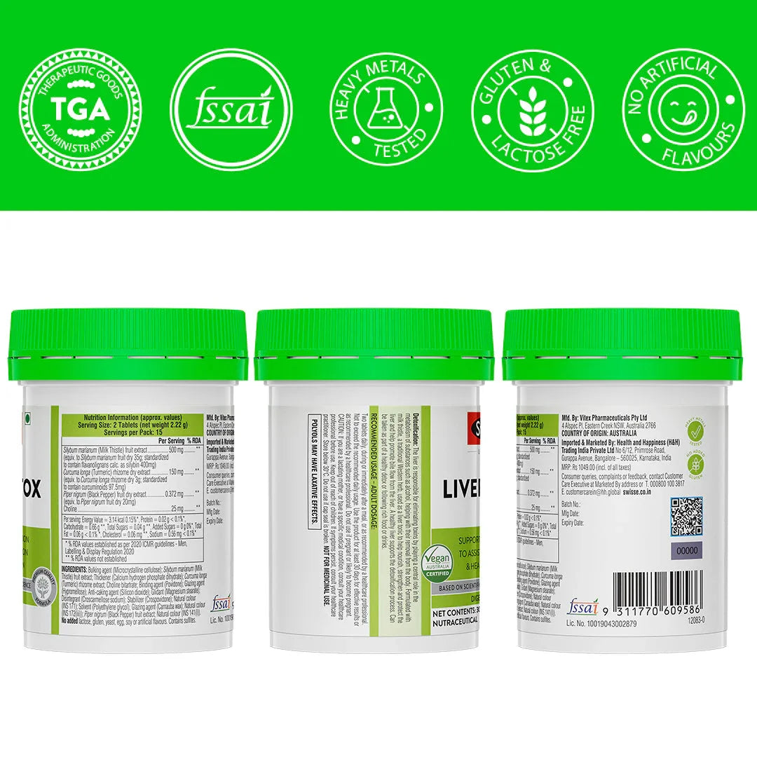 Swisse Ultiboost Liver Detox - 30 Tablets