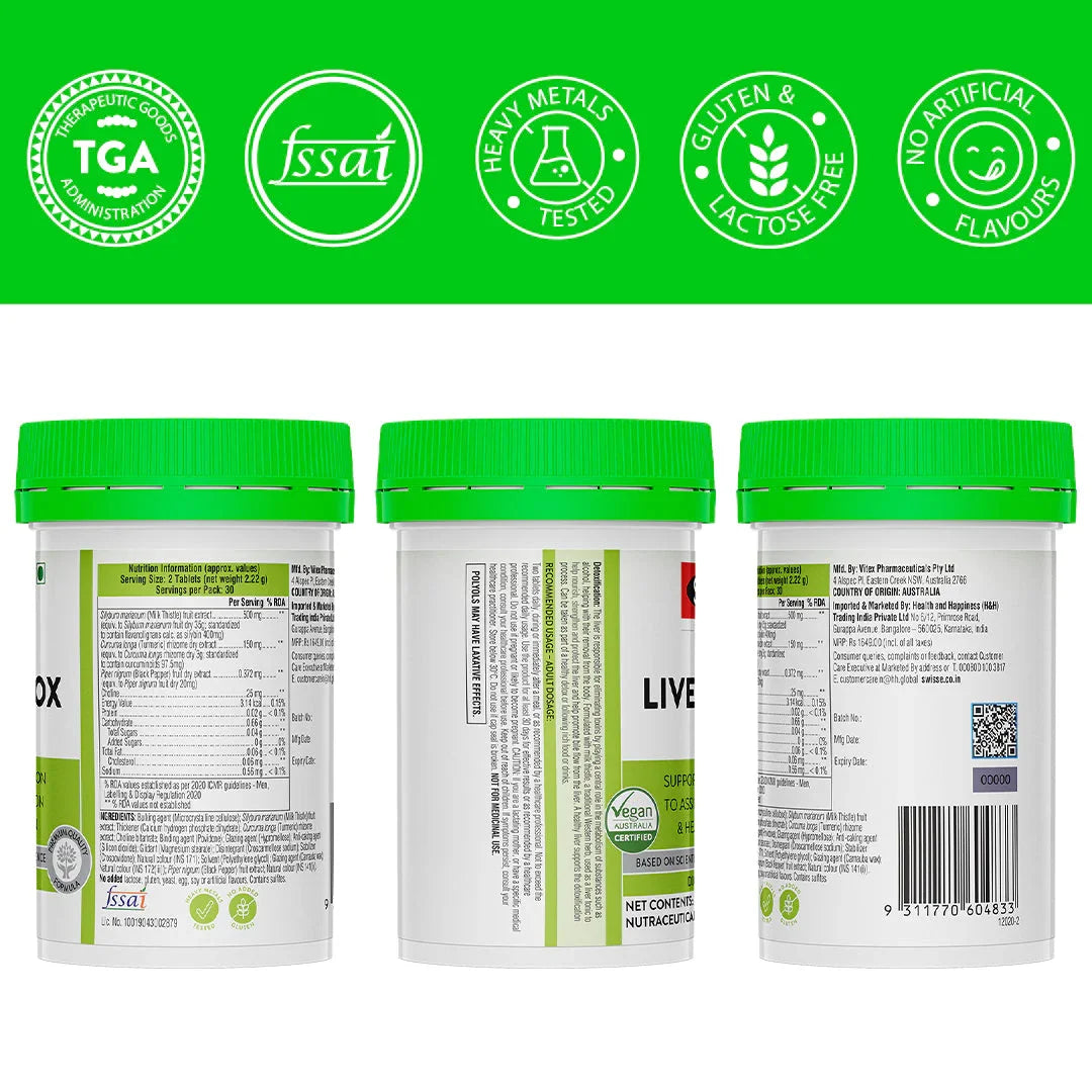 Swisse Ultiboost Liver Detox - 60 Tablets