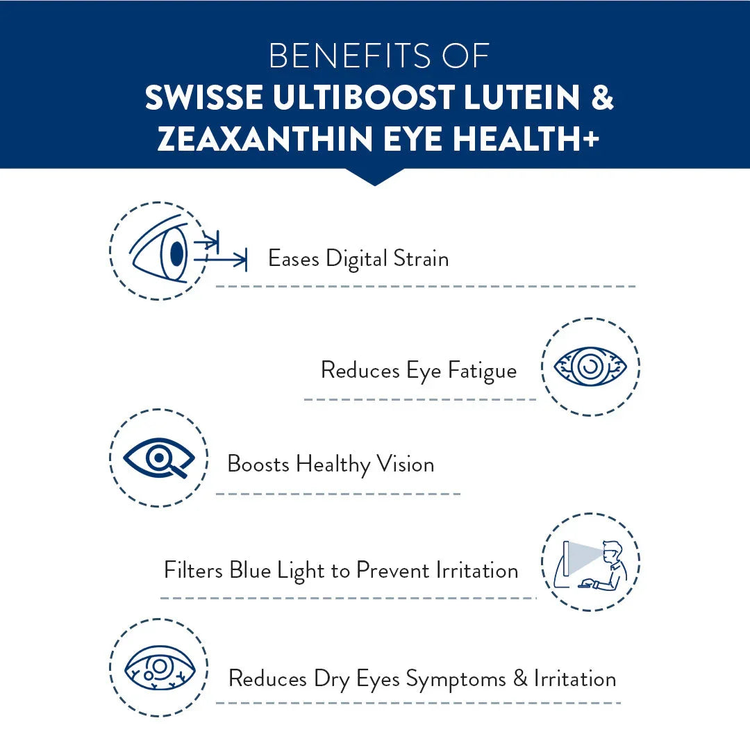 Swisse Ultiboost Lutein & Zeaxanthin Eye Health+ - 30 Tablets