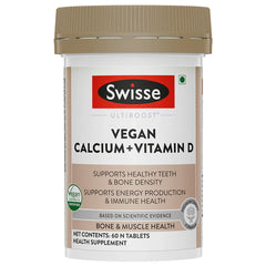Swisse Vegan Calcium & Vitamin D - 60 Tablets