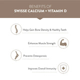 Swisse Vegan Calcium & Vitamin D - 60 Tablets