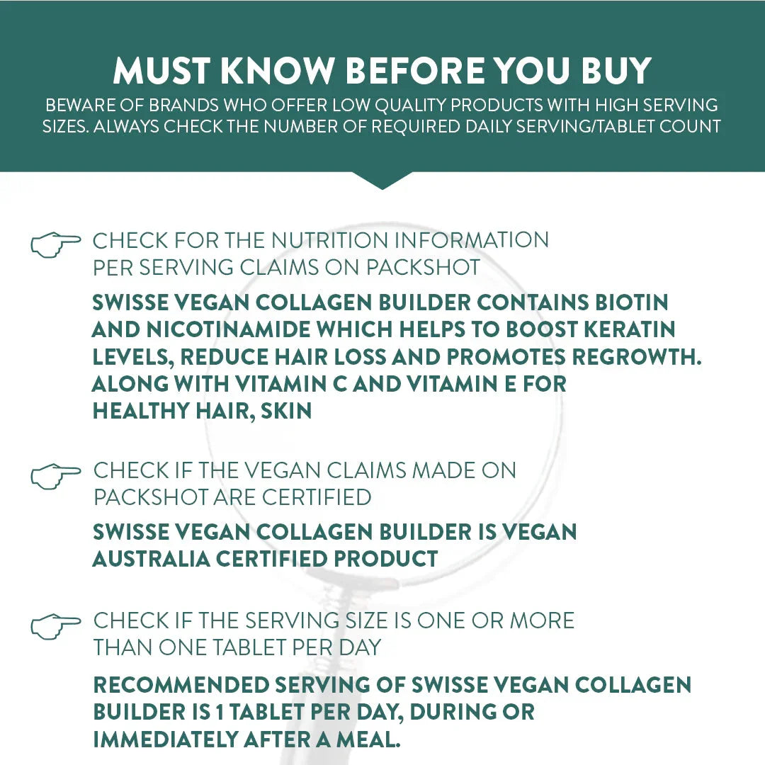 Swisse Vegan Collagen Builder - 30 Tablets
