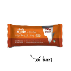 The Whole Truth - Protein Bars | Pack of 6 x 67g each | No Added Sugar | No Preservatives | No Artificial Sweeteners |
