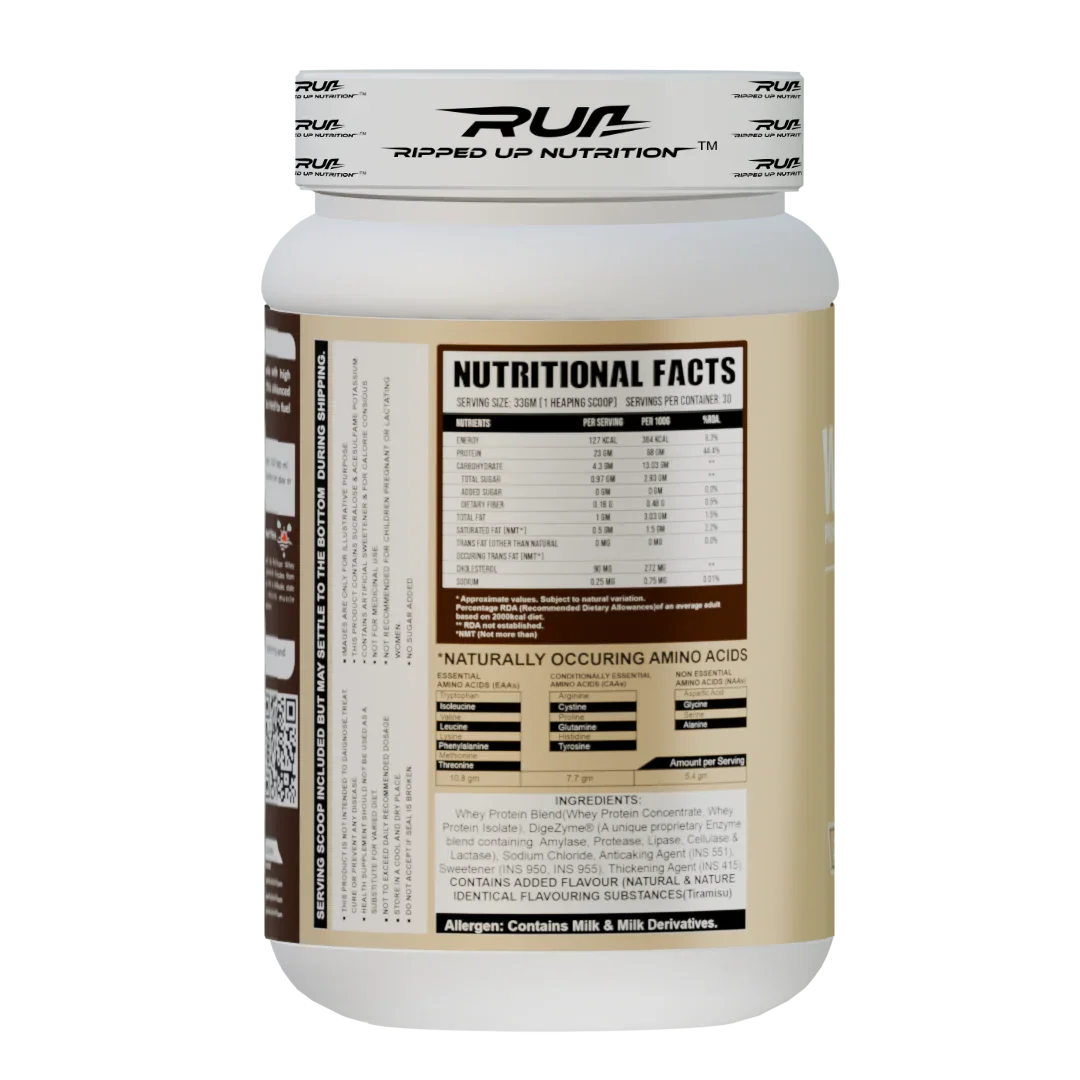 Ripped Up Nutrition Whey Pro (Trustified) 1 Kg, 30 Servings