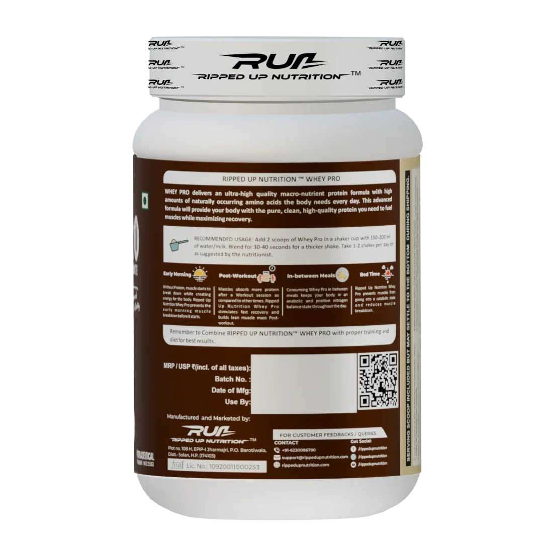 Ripped Up Nutrition Whey Pro (Trustified) 1 Kg, 30 Servings